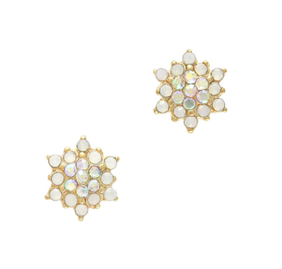 Crystal Snowflake- Gold