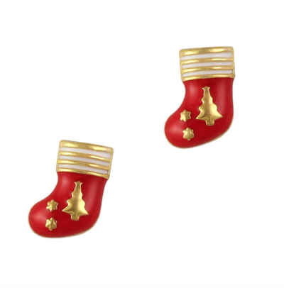 Holiday Stocking- Gold