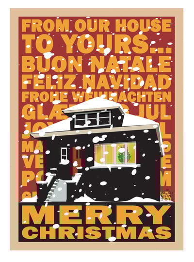 FROM OUR HOUSE Christmas Greeting Card