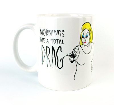 Mornings Are A Total Drag - Coffee Mug