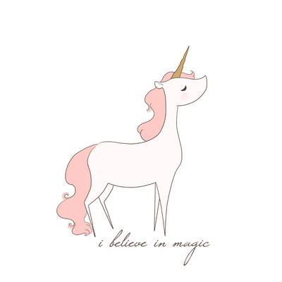 Unicorn - i believe in magic print - Thumbnail 3