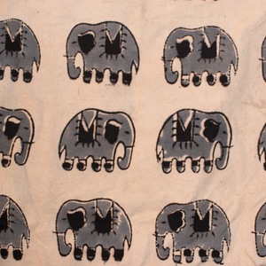 Charcoal Elephant Practical Pouch - Thumbnail 1