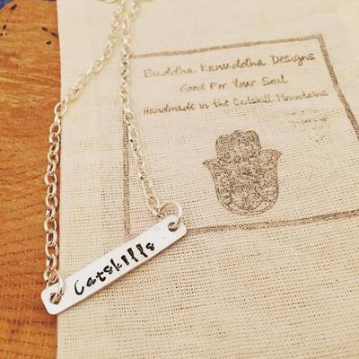 Catskills Hand Stamped Necklace