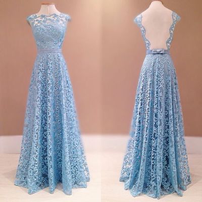 Prom Dresses Real Image, Blue Lace Prom Dresses, Elegant Formal Evening Dress, Vestido de Festa Para Formatura, Madrinha de Casamento, Lace Evening Go
