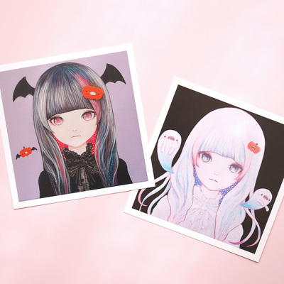 POST CARD SET Ghost&Pumpkin