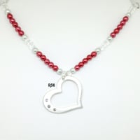Metal Heart Necklaces (5 Styles) - Thumbnail 1