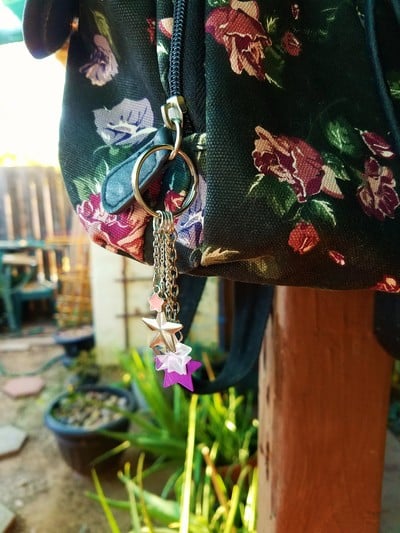 We Are All Made of Stars keychain