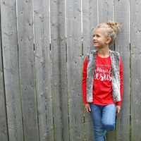 Christmas Mornings are for Magic & Jesus Toddler Long Sleeve Tshirt - Thumbnail 2