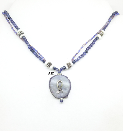 Cancer/Fibromyalgia Awareness Necklaces (4 Styles)