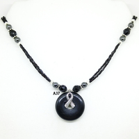 Awareness Ribbon Neckalces (5 Styles) - Thumbnail 1