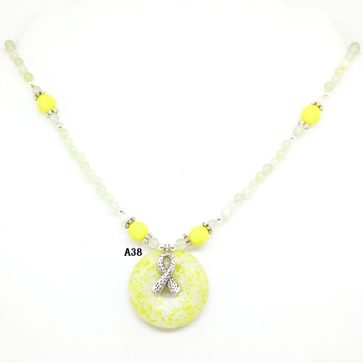 Awareness ribbon neckalces (5 styles) - Thumbnail 2