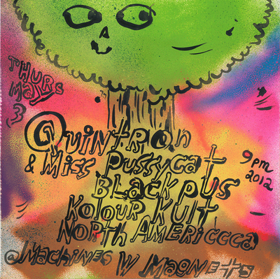 QUINTRON BLACK PUS SHOW PAINTING