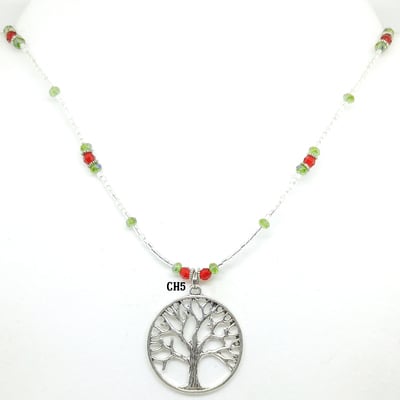 Christmas tree necklaces (4 styles) - Thumbnail 5