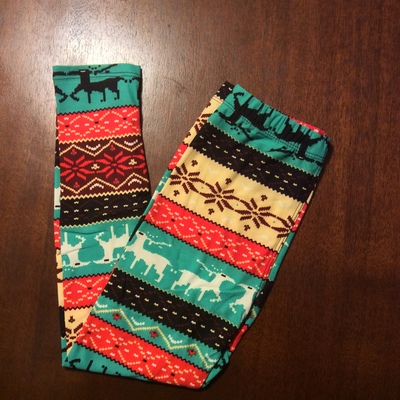 Reindeer Game Girls Leggings
