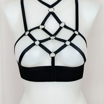 Black crystal harness - Thumbnail 2