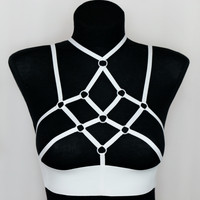 White Crystal Harness - Thumbnail 1