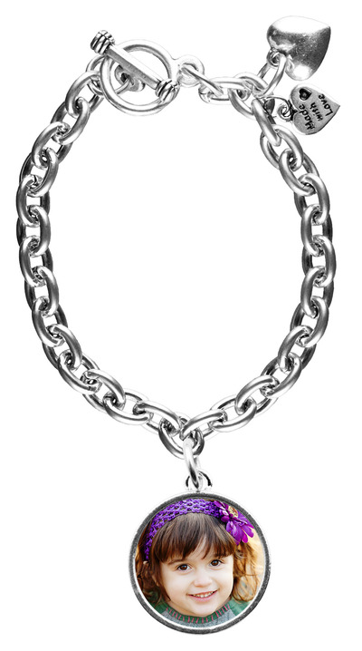 Made with Love Portrait Charm Bracelet