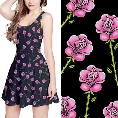 Rosebud skater dress - Thumbnail 1