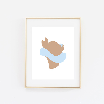 The white rabbit silhouette - Thumbnail 4