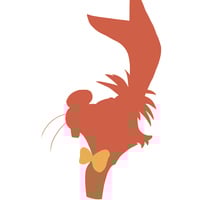 The March Hare Silhouette - Thumbnail 1