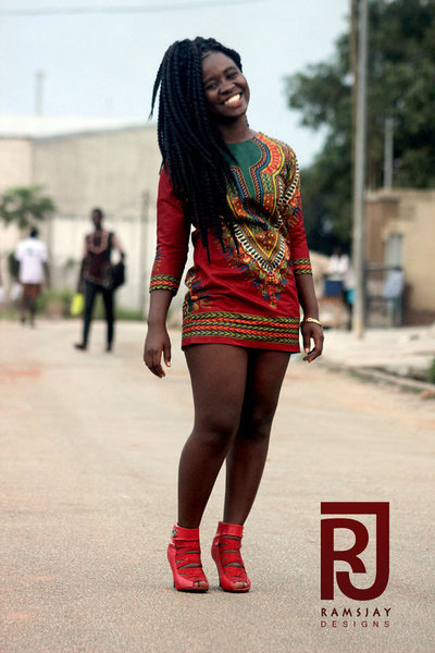 Women's Dashiki Sheath Dress Women's African Clothing Women's outfit Women Wear