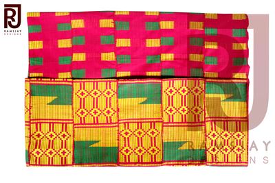 Kente Handwoven Cloth Kente Asante Kente Ghana Kente