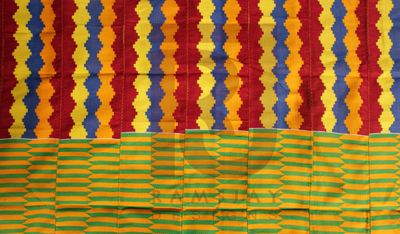 100% Handwoven Kente Cloth Kente Ashanti Kente Ghana African Art 6 yards