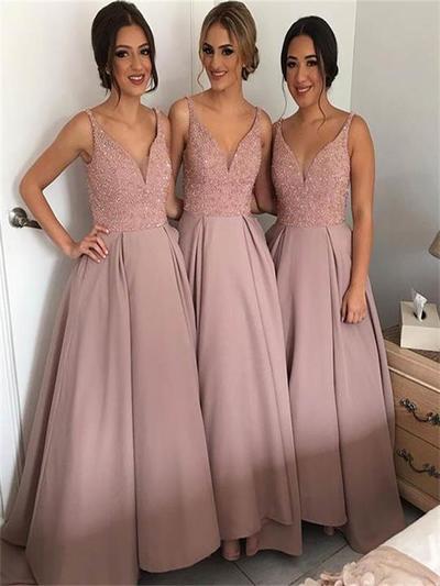 V-Neck bridesmaid dress, Cheap bridesmaid dress, Sexy bridesmaid dress, Popular bridesmaid dress,Pretty Dress, BDS00066