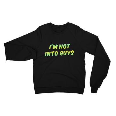 Not into guys green gradient sweatshirt - Thumbnail 3