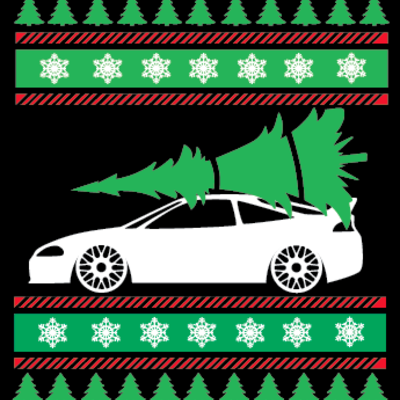 Mitsubishi gsx ugly christmas sweater - Thumbnail 4