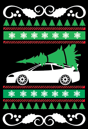 Mitsubishi GSX Ugly Christmas Sweater