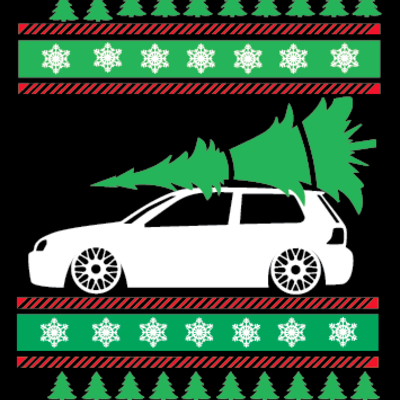 Vw mk4 gti ugly christmas sweater - Thumbnail 3