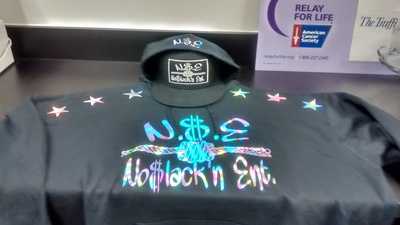 N$E No$lacknEnt. (Black&Metallic) Business Hoodie.