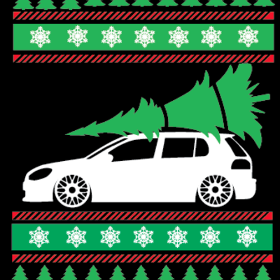 Vw mk6 gti ugly christmas sweater - Thumbnail 3
