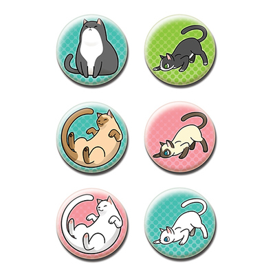 BUTTON / MAGNET : Cats