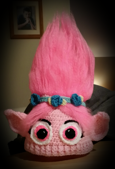 Crazy Hair Crochet Hat