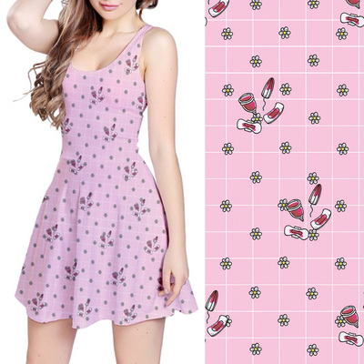 Period print dress - Thumbnail 1