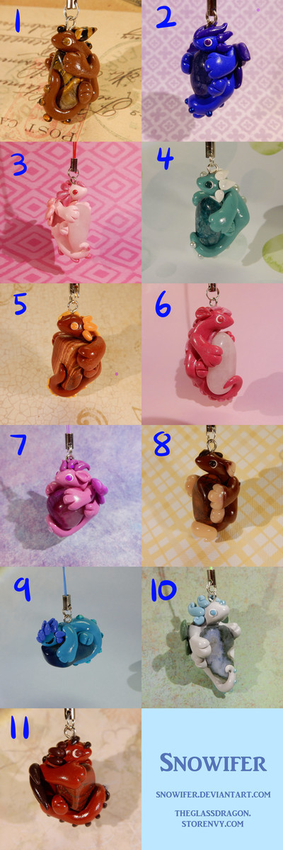 Dragon Stone Charms 3