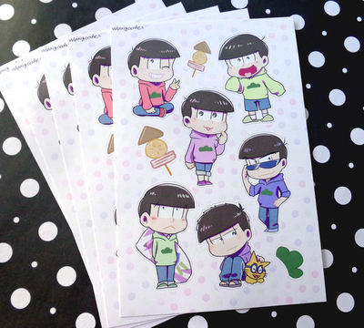 Osomatsu-san Sticker sheet