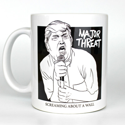 Screaming about a wall - coffee mug - Thumbnail 3
