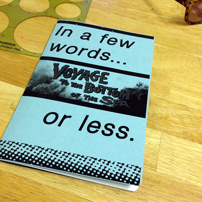 Voyage to the Bottom of the Sea (In a Few Words or Less...)