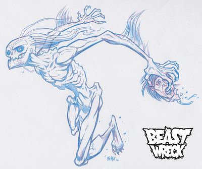 GHOUL original pencil artwork