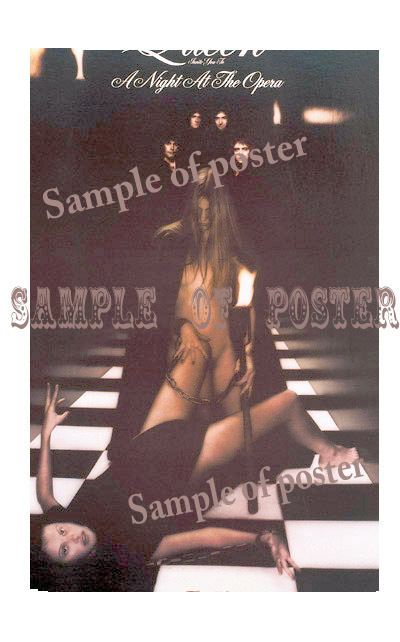 Rare 1976 Queen poster Night at the Opera