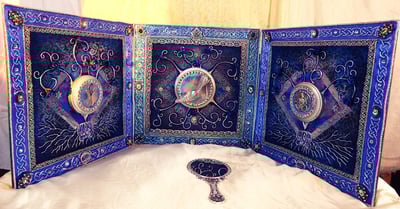 The Glass Slipper - triple panel