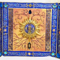 Center of the Sun - triple panel  - Thumbnail 2