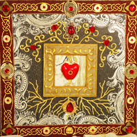 Fairytale Apple (1) - triple panel  - Thumbnail 1