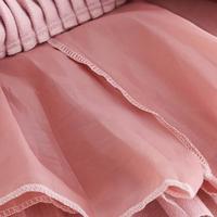 High Waist Pleated Wool Skirt - Thumbnail 4