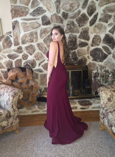 BBDressing Burgundy Mermaid Long Prom Dresses PD0001