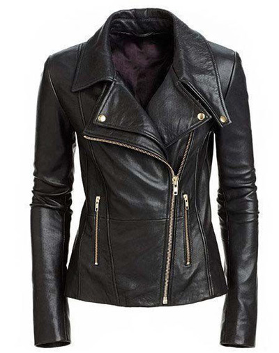 women Black Leather jacket, womens Leather jacket for womens Sew Style