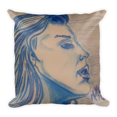 Michael David Blue Series - The Look Square Pillow